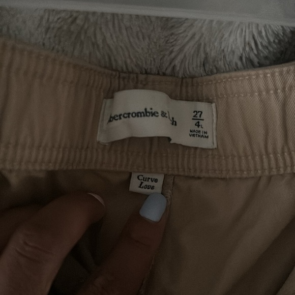 Abercrombie & Fitch Curve Love Relaxed Cargo Pant 27L - Picture 7 of 7